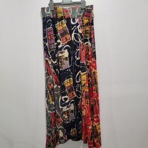 Desigual Colorful Long Skirt Sz S